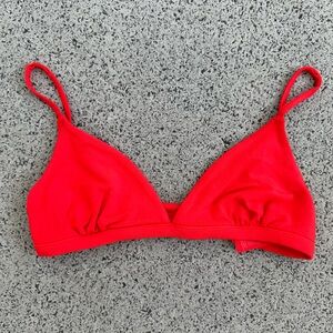 SKIMS Bold Red Bikini Top